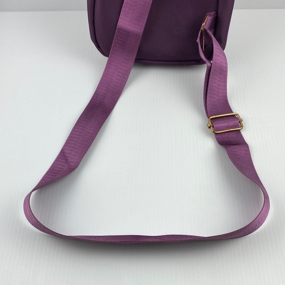 Purple Crossbody Sling Bag 5 Pockets by Jingpin Creations Cloth Purse - Picture 5 of 11